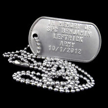 Load image into Gallery viewer, VALORBANDS AUTHENTIC PATRIOTIC MILITARY BRACELETS (2 PACK) & BONUS DOG TAGS