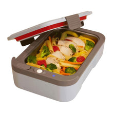 Load image into Gallery viewer, HOT BENTO PORTABLE WARMING DISH W/ BONUS CASE &amp; UTENSILS
