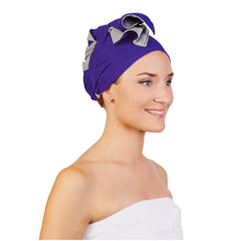 Load image into Gallery viewer, WRAPPEROO CONVERTIBLE HAIR TOWEL &amp; STYLING CAPE
